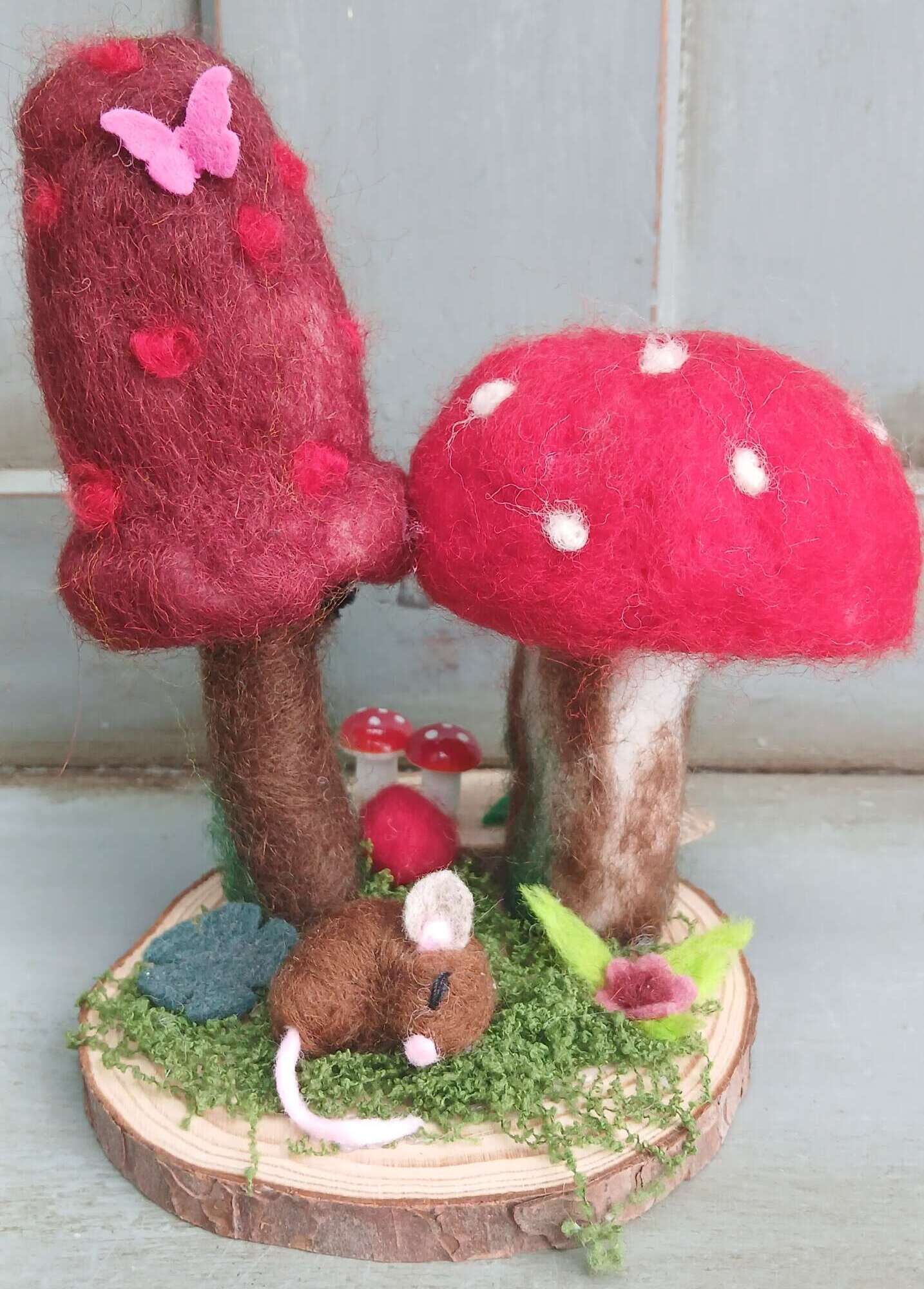Woodland Needle Felting Workshop at Belmont House in Kent